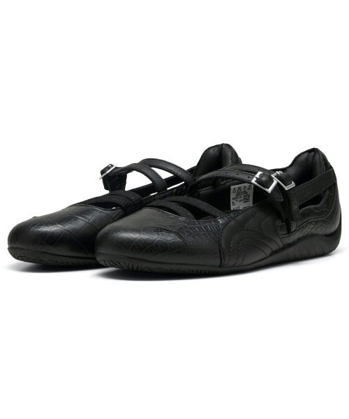 PUMA（プーマ）の「PUMA SPEEDCAT BAL CROC（プーマ スピードキャット バル クロック）（バレエシューズ・レディース・ブラック系/ホワイト系・23cm/23.5cm/24cm/24.5cm/25cm）」の8枚目の写真