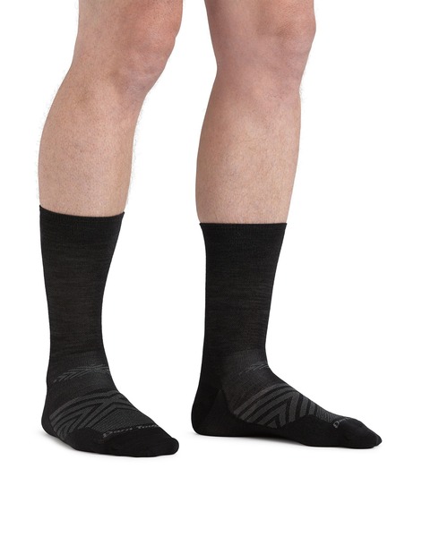 DARN TOUGH VERMONT(ダーンタフバーモント)の「DARN TOUGH/ダーンタフ 1035 Run Micro Crew Ultra-Lightweight Running Socks(ソックス/靴下・メンズ・ホワイト/ブラック・MEDIUM/LARGE)」の3枚目の写真
