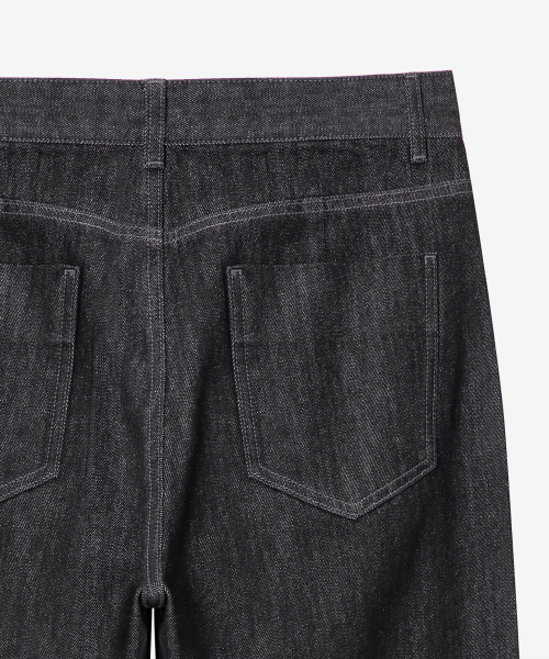 MINDBRIDGE(マインドブリッジ)の「ワイドツーピンタックブラックローデニムパンツ(デニムパンツ・メンズ・ブラック・29/30/31/32/33/34/36)」の9枚目の写真