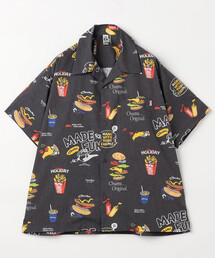 CHUMS(�`�����X)�̌���W�J CHUMS/�`�����X �t�[�h�p�^�[���V���[�g�X���[�u�V���c / Food Pattern S/S Shirt(�V���c/�u���E�X)