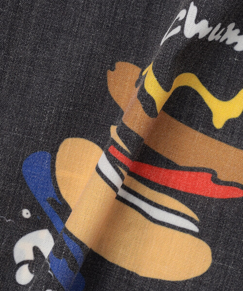 CHUMS(チャムス)の「限定展開 CHUMS/チャムス フードパターンショートスリーブシャツ / Food Pattern S/S Shirt(シャツ/ブラウス・メンズ・ホワイト/ブラック・X-LARGE/LARGE/MEDIUM/SMALL)」の6枚目の写真