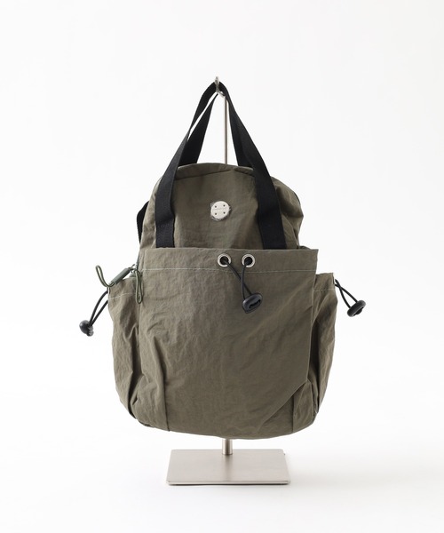 crossi(クロッシー)の「ドローストリング ナイロン ミニバックパック(バックパック/リュック・レディース・ブラック/カーキ/イエロー/パープル/ホワイト・FREE)」の22枚目の写真
