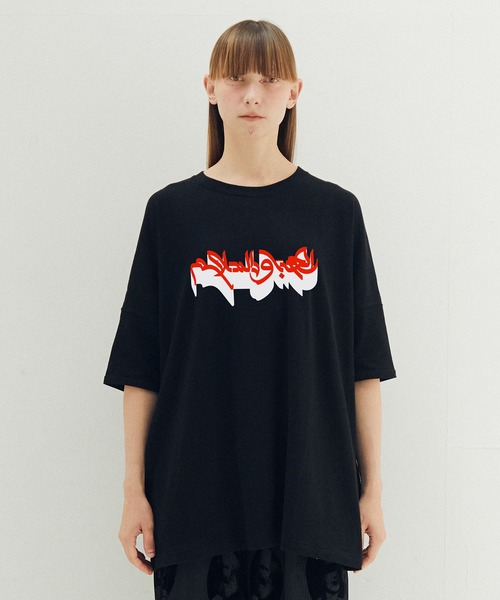 STOF(ストフ)の「ARABIC L&P Tee(Tシャツ/カットソー・メンズ・カーキ/ブラック/ホワイト・M/S)」の3枚目の写真