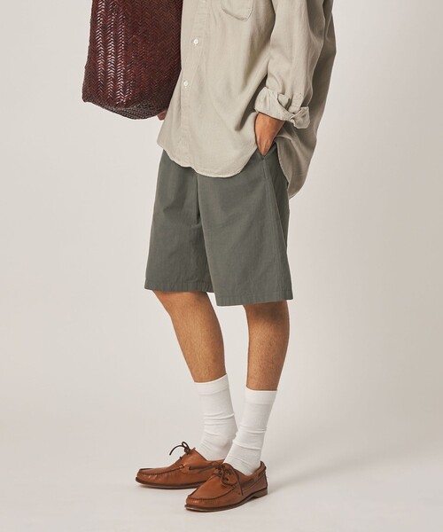 Steven Alan(スティーブンアラン)の「<Steven Alan> C/L/Ra イージー ショート パンツ(その他パンツ・メンズ・オリーブ/ブラック・XL/L/M/S)」の10枚目の写真