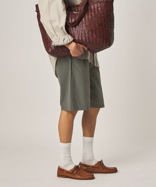 Steven Alan(スティーブンアラン)の「<Steven Alan> C/L/Ra イージー ショート パンツ(その他パンツ・メンズ・オリーブ/ブラック・XL/L/M/S)」の12枚目の写真