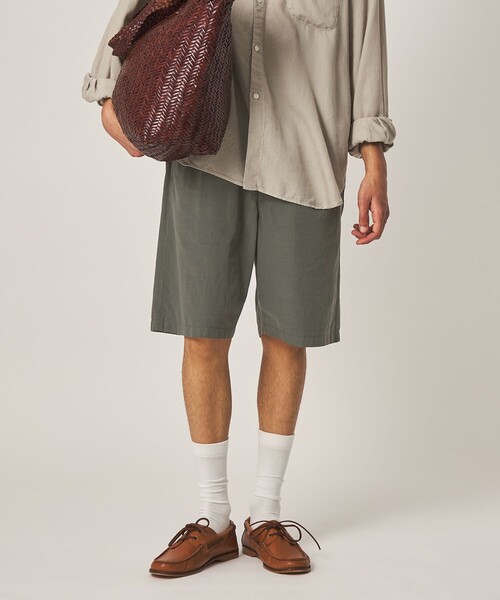 Steven Alan(スティーブンアラン)の「<Steven Alan> C/L/Ra イージー ショート パンツ(その他パンツ・メンズ・オリーブ/ブラック・XL/L/M/S)」の13枚目の写真