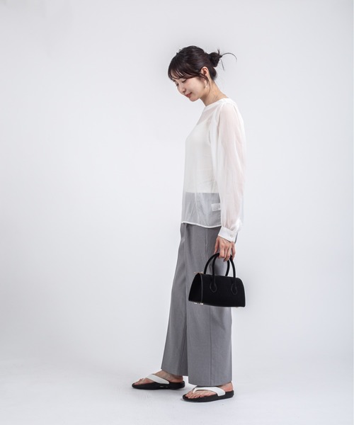Rivel(リヴェル)の「【Maison de Z】スエード本革 2WAY ミニボストンバッグ ショルダーバッグ(ボストンバッグ・レディース・ブラック/ダークブラウン・FREE)」の21枚目の写真