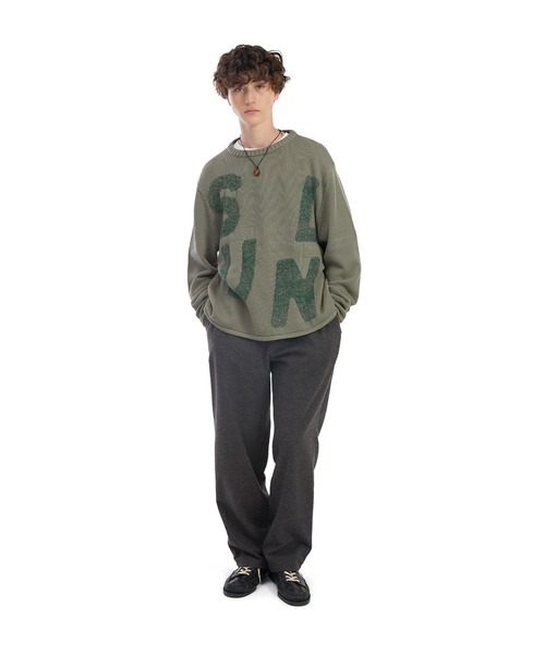 SUNLOVE(サンラブ)の「Capital Crewneck Knit(ニット/セーター・レディース・グレー・L)」の6枚目の写真