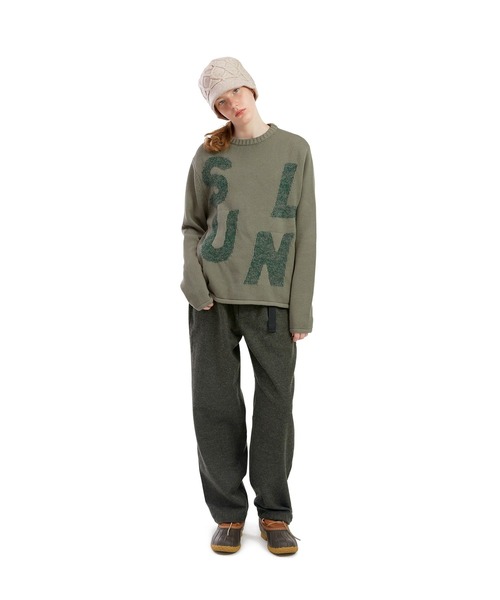 SUNLOVE(サンラブ)の「Capital Crewneck Knit(ニット/セーター・レディース・グレー・L)」の7枚目の写真