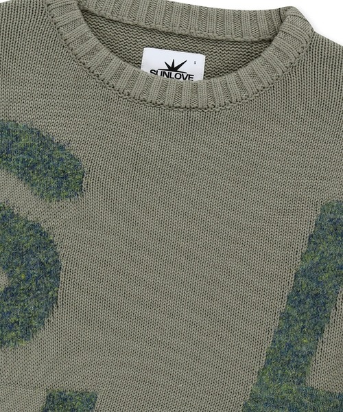 SUNLOVE(サンラブ)の「Capital Crewneck Knit(ニット/セーター・レディース・グレー・L)」の3枚目の写真