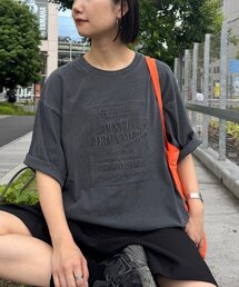 CIAOPANIC TYPY | 【UNISEX】【プラスサイズあり】スクエア総刺繍ロゴTシャツ(Tシャツ/カットソー)