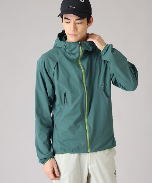 Columbia(コロンビア)の「Columbia/ トレイルラッシュソフトシェルジャケット /コロンビア(その他アウター・メンズ・ライトカーキ/グリーン・M/S/L/XL)」の2枚目の写真