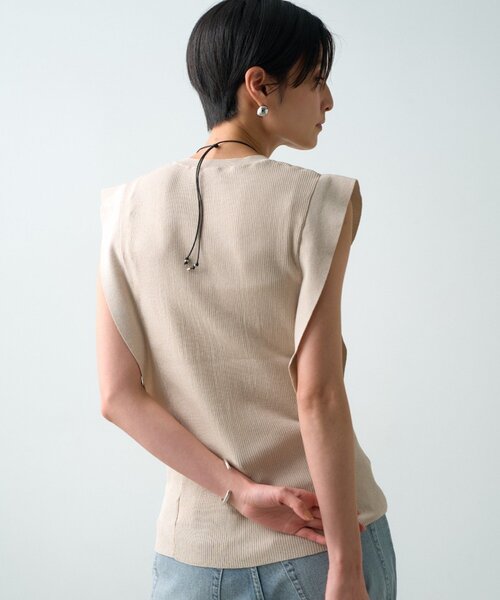 LOUNGEDRESS(ラウンジドレス)の「サイドフラップニット(ニット/セーター・レディース・ブラック/キャメル/ホワイト系その他・FREE)」の9枚目の写真