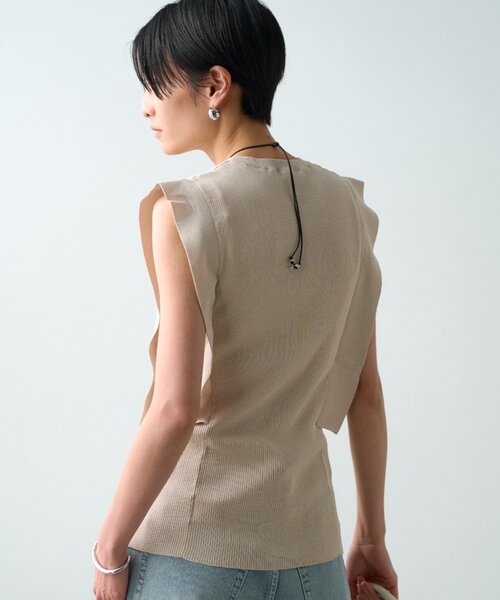 LOUNGEDRESS(ラウンジドレス)の「サイドフラップニット(ニット/セーター・レディース・ブラック/キャメル/ホワイト系その他・FREE)」の18枚目の写真