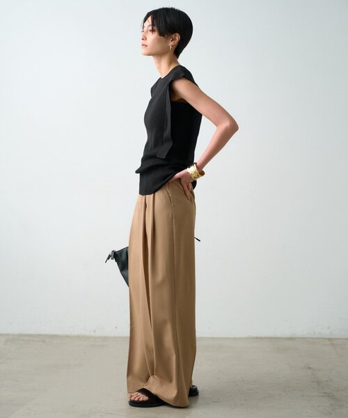 LOUNGEDRESS(ラウンジドレス)の「サイドフラップニット(ニット/セーター・レディース・ブラック/キャメル/ホワイト系その他・FREE)」の22枚目の写真