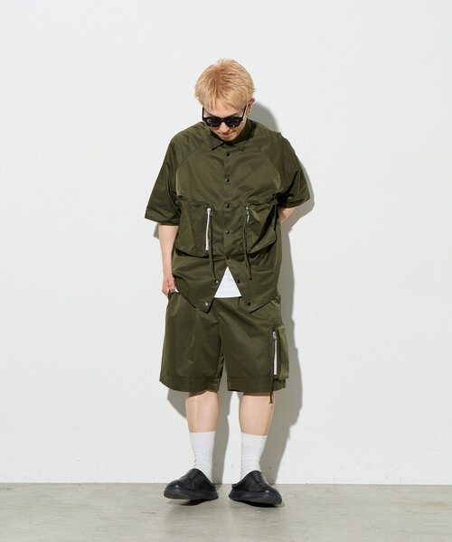 B-DAY STORE(ビーデイストア)の「【B-DAY STORE】ビックポケットシャツ ユニセックス(シャツ/ブラウス・レディース・ネイビー/カーキ・0)」の9枚目の写真