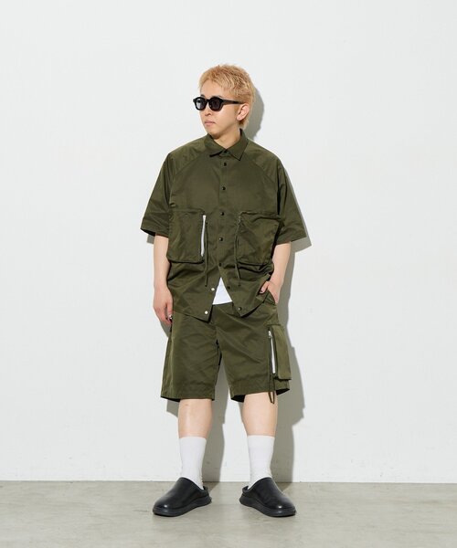 B-DAY STORE(ビーデイストア)の「【B-DAY STORE】ビックポケットシャツ ユニセックス(シャツ/ブラウス・レディース・ネイビー/カーキ・0)」の10枚目の写真