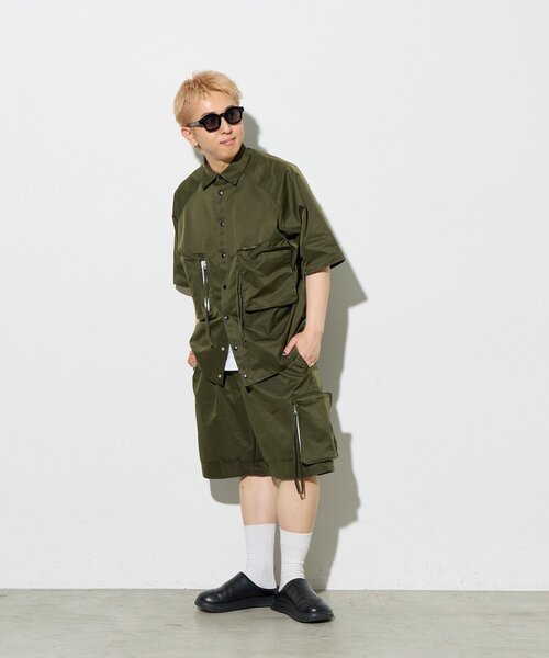 B-DAY STORE(ビーデイストア)の「【B-DAY STORE】ビックポケットシャツ ユニセックス(シャツ/ブラウス・レディース・ネイビー/カーキ・0)」の12枚目の写真