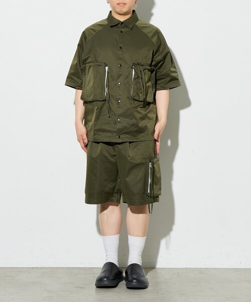 B-DAY STORE(ビーデイストア)の「【B-DAY STORE】ビックポケットシャツ ユニセックス(シャツ/ブラウス・レディース・ネイビー/カーキ・0)」の13枚目の写真