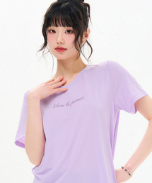レディースアイスVネックTシャツ-FBZG5855C0T