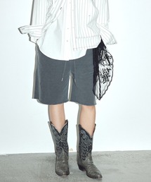 (CREOLME)SWEAT HALF PANTS