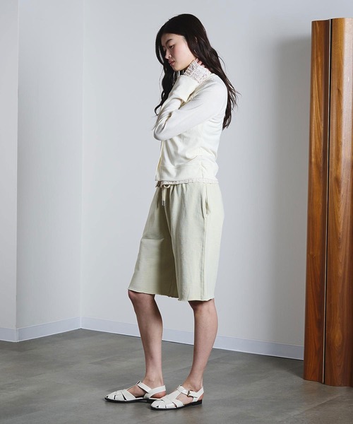 ROSE BUD(ローズバッド)の「(CREOLME)SWEAT HALF PANTS(その他パンツ・レディース・オフホワイト/ブラック・ONE SIZE)」の17枚目の写真