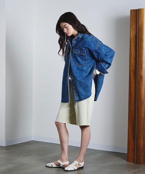 ROSE BUD(ローズバッド)の「(CREOLME)SWEAT HALF PANTS(その他パンツ・レディース・オフホワイト/ブラック・ONE SIZE)」の19枚目の写真