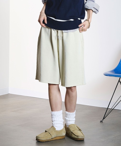 ROSE BUD(ローズバッド)の「(CREOLME)SWEAT HALF PANTS(その他パンツ・レディース・オフホワイト/ブラック・ONE SIZE)」の7枚目の写真