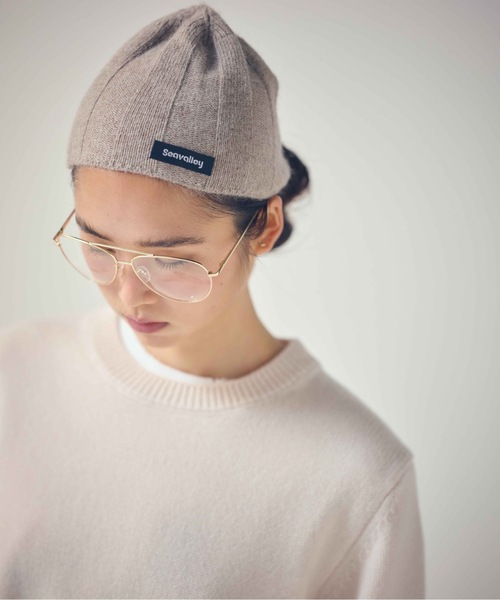 SEA（シー）の「Seavalley ワイドリブ ニットキャップ（ニットキャップ/ビーニー・レディース・ベージュ/ブラック/グレー・ONE SIZE）」の3枚目の写真