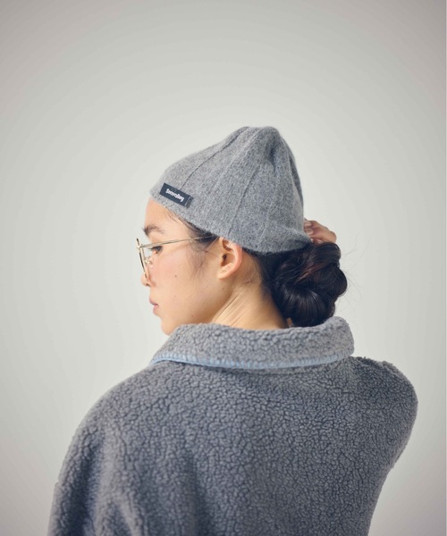 SEA（シー）の「Seavalley ワイドリブ ニットキャップ（ニットキャップ/ビーニー・レディース・ベージュ/ブラック/グレー・ONE SIZE）」の4枚目の写真
