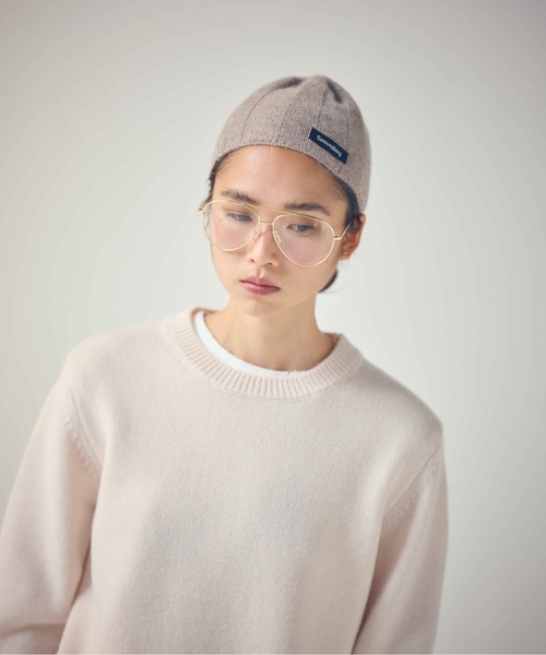 SEA（シー）の「Seavalley ワイドリブ ニットキャップ（ニットキャップ/ビーニー・レディース・ベージュ/ブラック/グレー・ONE SIZE）」の5枚目の写真