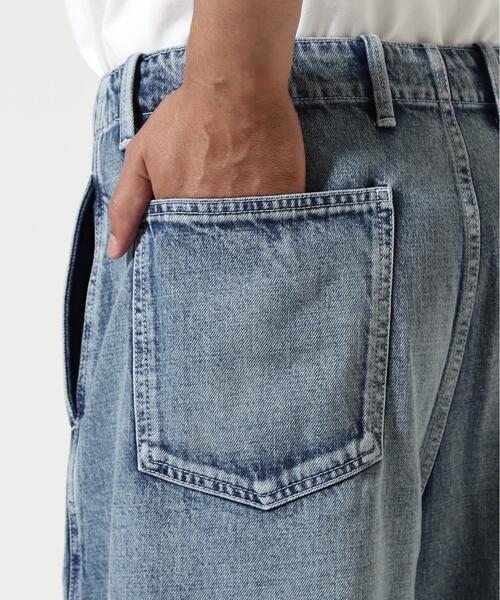 Toironier(トワロニエ)の「Toironier/トワロニエ/Draping Denim Trousers(デニムパンツ・メンズ・ブラック/その他4・2/1)」の13枚目の写真