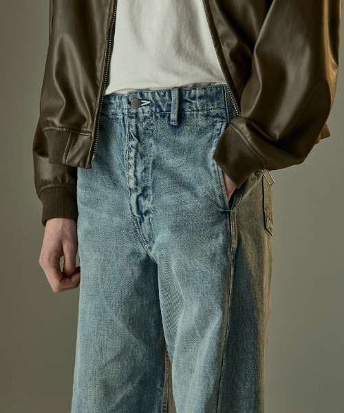 Toironier（トワロニエ）の「Toironier/トワロニエ/Draping Denim Trousers（デニムパンツ・メンズ・ブラック/その他4・2/1）」の5枚目の写真