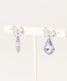 LA POMME petit(���|�~�E�v�`)��Crystal Drop Earrings(�C�������O)