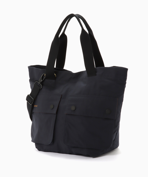 Barbour(バブアー)の「Barbour / バブアー transport carry all tote bag(トートバッグ・メンズ・ネイビー・FREE)」の1枚目の写真
