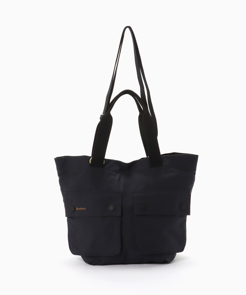 Barbour(バブアー)の「Barbour / バブアー transport carry all tote bag(トートバッグ・メンズ・ネイビー・FREE)」の2枚目の写真