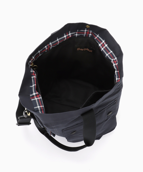 Barbour(バブアー)の「Barbour / バブアー transport carry all tote bag(トートバッグ・メンズ・ネイビー・FREE)」の5枚目の写真