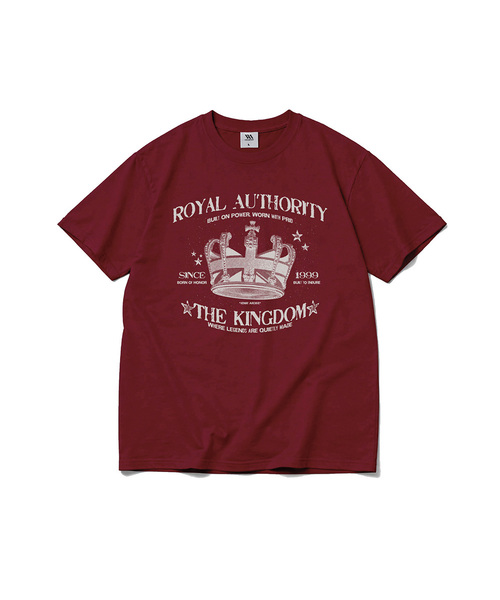 VENHIT（ベンヒット）の「ロイヤルオーソリティ クールコットン半袖Tシャツ（Tシャツ/カットソー・レディース・ブラック/ホワイト/バーガンディー・SMALL/MEDIUM/LARGE/X-LARGE）」の3枚目の写真