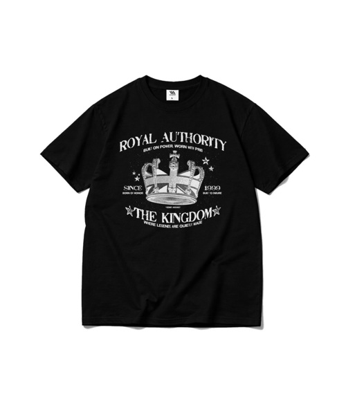 VENHIT（ベンヒット）の「ロイヤルオーソリティ クールコットン半袖Tシャツ（Tシャツ/カットソー・レディース・ブラック/ホワイト/バーガンディー・SMALL/MEDIUM/LARGE/X-LARGE）」の2枚目の写真