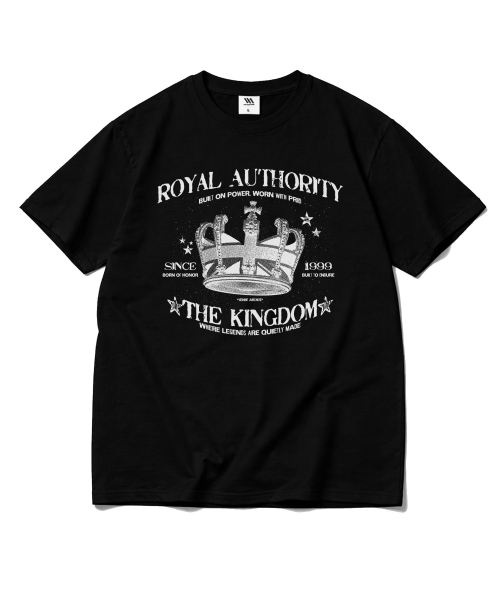 VENHIT（ベンヒット）の「ロイヤルオーソリティ クールコットン半袖Tシャツ（Tシャツ/カットソー・レディース・ブラック/ホワイト/バーガンディー・SMALL/MEDIUM/LARGE/X-LARGE）」の4枚目の写真