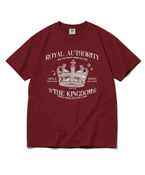 VENHIT（ベンヒット）の「ロイヤルオーソリティ クールコットン半袖Tシャツ（Tシャツ/カットソー・レディース・ブラック/ホワイト/バーガンディー・SMALL/MEDIUM/LARGE/X-LARGE）」の6枚目の写真