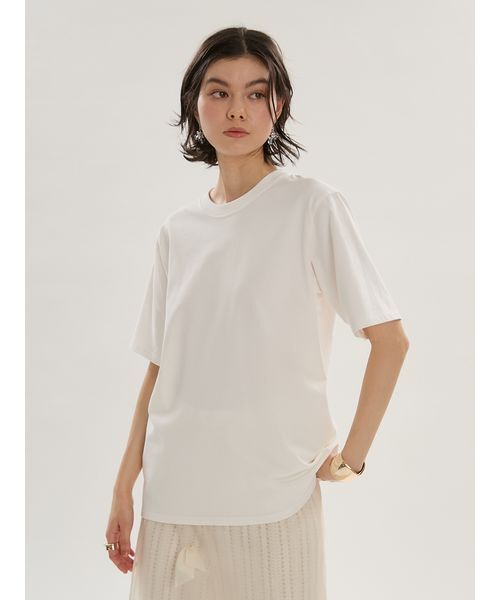 emmi（エミ）の「Tシャツ×レースサテンキャミセット（キャミソール・レディース・ドット/ミント・F）」の8枚目の写真