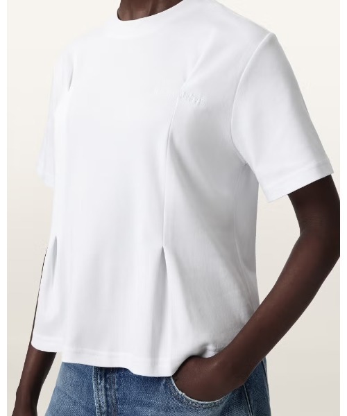 ALLSAINTS(オールセインツ)の「SOFIA LISA BOXY EMBROIDERED T-SHIRT | SOFIA LISA ボクシー 刺繍 Tシャツ(Tシャツ/カットソー・レディース・ホワイト・S/M/XS)」の5枚目の写真