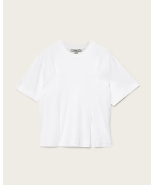ALLSAINTS(オールセインツ)の「SOFIA LISA BOXY EMBROIDERED T-SHIRT | SOFIA LISA ボクシー 刺繍 Tシャツ(Tシャツ/カットソー・レディース・ホワイト・S/M/XS)」の9枚目の写真
