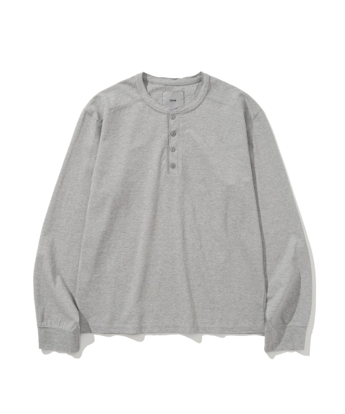 SIIIIDO（シド）の「ARMOR GOAT ヘンリーネック長袖（メランジグレー）（Tシャツ/カットソー・メンズ・その他・2/3/4）」の2枚目の写真