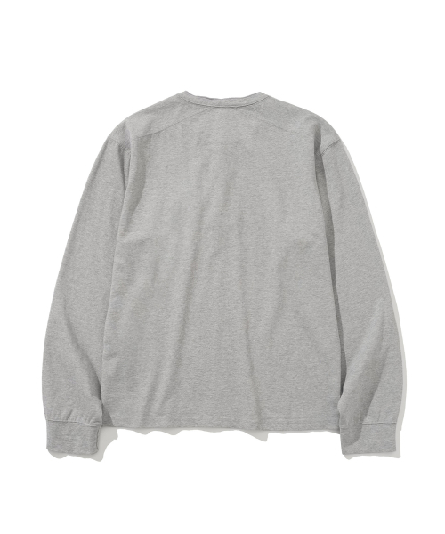 SIIIIDO（シド）の「ARMOR GOAT ヘンリーネック長袖（メランジグレー）（Tシャツ/カットソー・メンズ・その他・2/3/4）」の3枚目の写真