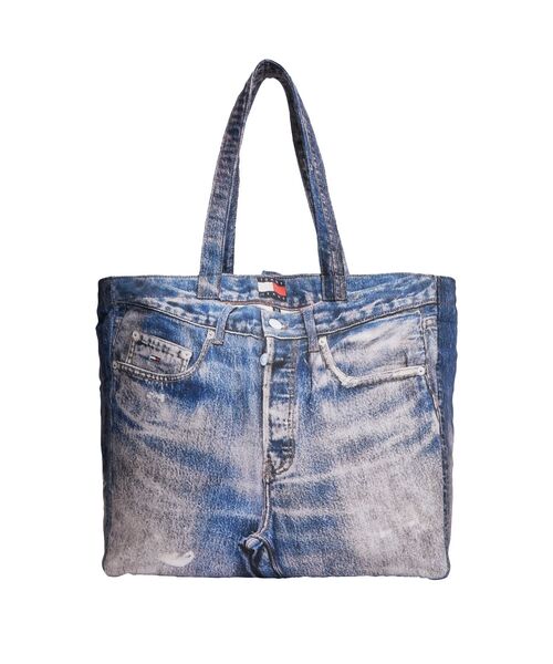tommy jeans(トミー ジーンズ)の「トロンプルイユトートバッグ(トートバッグ・レディース・マルチ・FREE)」の1枚目の写真