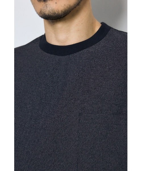 AZUL by moussy(アズールバイマウジー)の「テックジャガードアクショントップス(Tシャツ/カットソー・メンズ・ブラウン/ブラック/カーキ・MEDIUM/LARGE)」の21枚目の写真