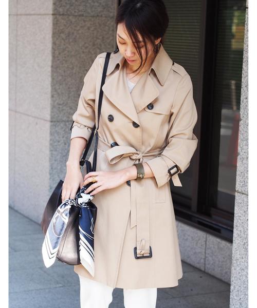 Jewel Changes（ジュエルチェンジズ）の「〓●JOC16SS TEN/N TWL トレンチコート / スプリングコート / トレンチ（トレンチコート・レディース・ベージュ/オリーブ・38/36）」の18枚目の写真