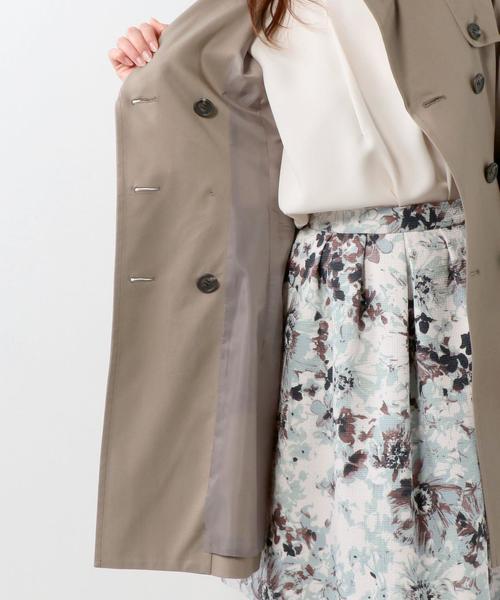 Jewel Changes（ジュエルチェンジズ）の「〓●JOC16SS TEN/N TWL トレンチコート / スプリングコート / トレンチ（トレンチコート・レディース・ベージュ/オリーブ・38/36）」の3枚目の写真